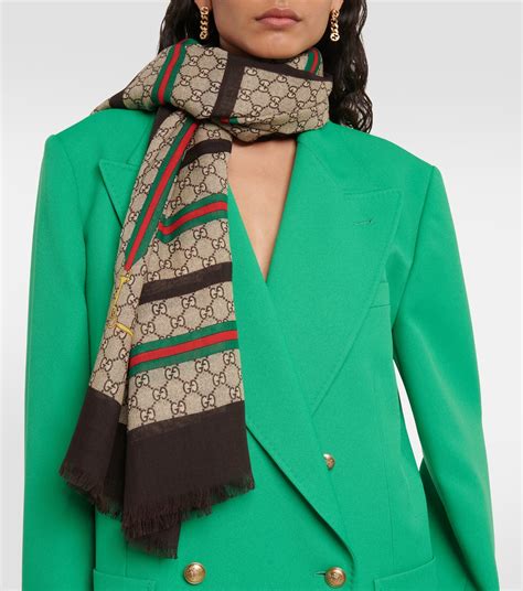 gucci jumbo scarf|gucci scarf female.